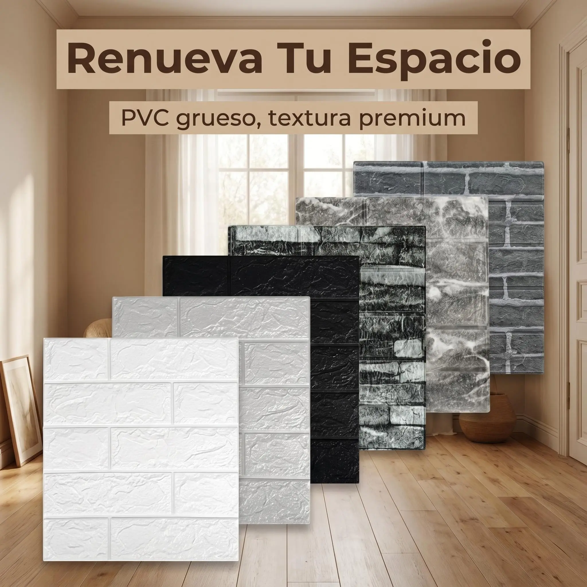 20pcs 3D Brick Texture Wallpaper Stickers, Self-Adhesive Foam Wall Panels, Thick Removable Vinyl Tiles, Easy Clean and Cut, Ideal for Home Decor, Faux Brick Wall Panels
