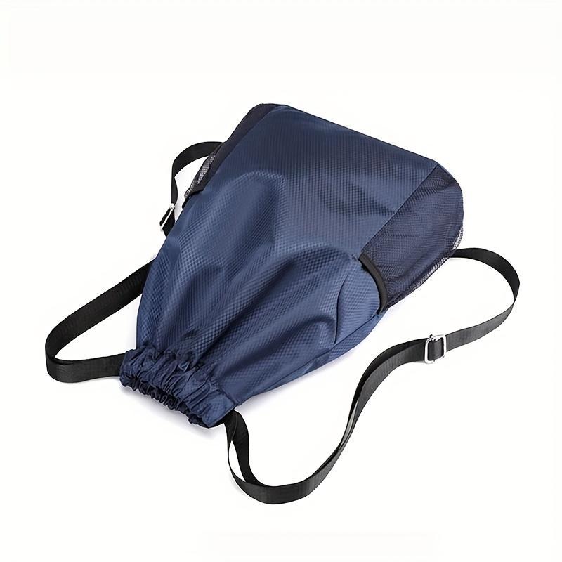 5-color Options 8.45gal Unisex Drawstring Backpack - Large Capacity Gym Bag with Mesh Side Pockets, Adjustable Shoulder Straps and Softshell Design, Suitable for Travel, Sports, and Fitness Training. Black, Practical Pocket Design, Travel Backpack