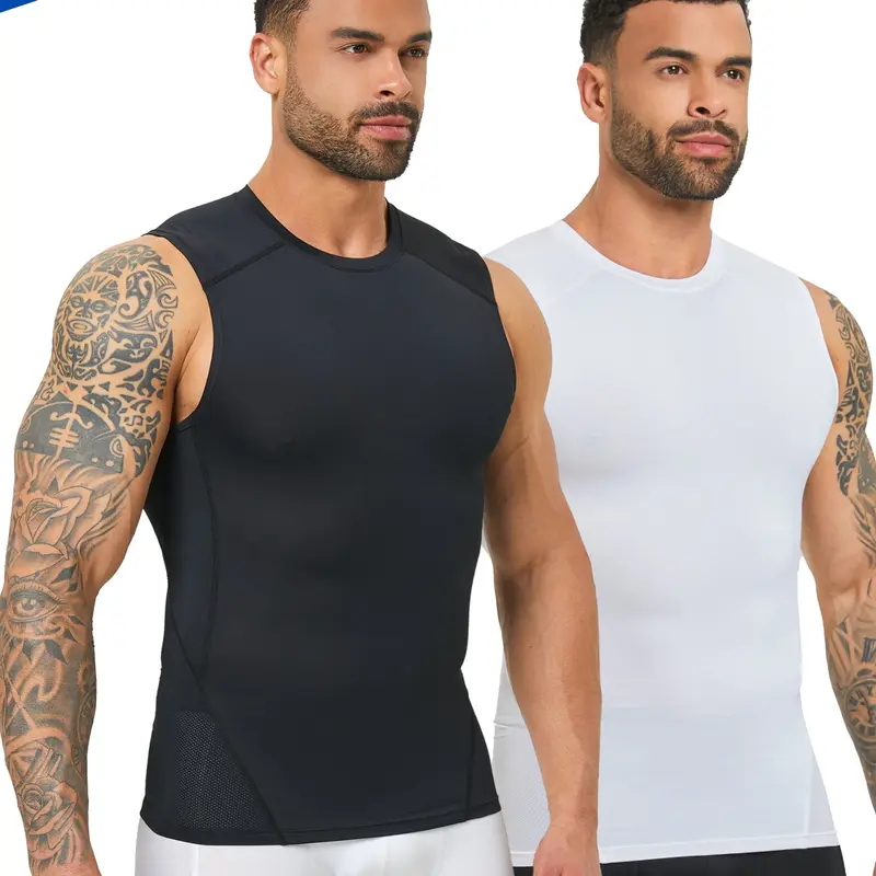 1/2-Pack Men's Sleeveless Tank Tops, Athletic Tank, Breathable Mesh Back Design, Slim Fit Workout Vests for Summer Training and Running, thanksgiving outfits, Sleeveless Muscle Shirts,christmas gift ideas