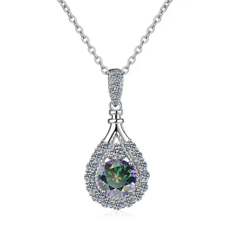 [D color moissanite] rainbow diamond