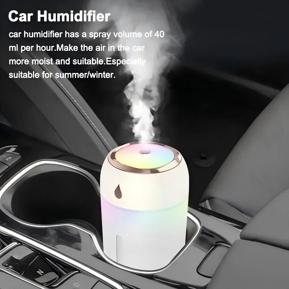 Portable Mini Pink Humidifier 220ml Cool Mist Usb Desktop Humidifier For Bedroom Travel Office Home