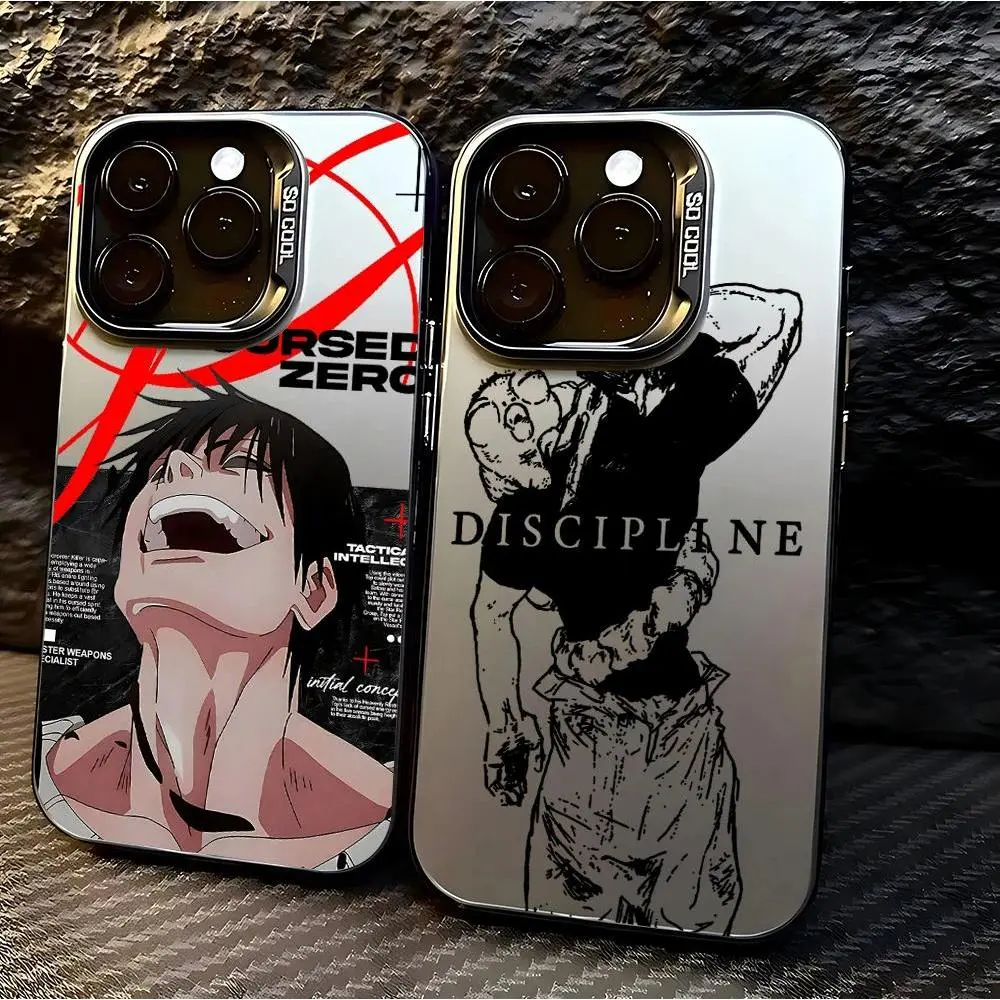 Phone Case For iPhone 17 Pro MAX Air 16 15 14 13 12 11 Pro MAX Cover Toji x Dagon JJK Vibe