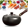 Uncoated Thick Iron Pot, Japanese Iron Pan, Hand-Forged Non-Stick Pans without Coating, High Purity Frying Pans for Cooking, Durable Cookware, Deep Frying Pan, Cast Iron Skillet, Kitchen Pans #GLOBAL PICKS