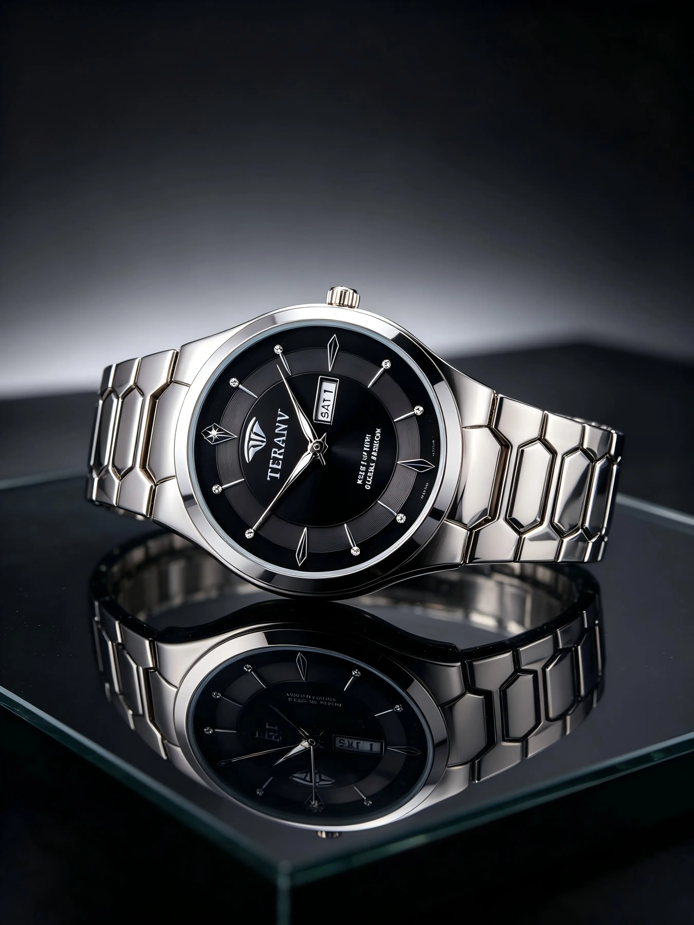 Men's Business Watch, Simple and Elegant, Calendar Display, Quartz Movement, Ideal for Daily and Business Use, Perfect Gift