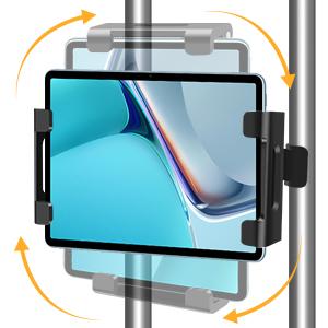 Car Headrest Tablet Holder – Back Seat Mount for Tablets & Phones (5.5–18.4"), 360° Rotation, Adjustable & Stable