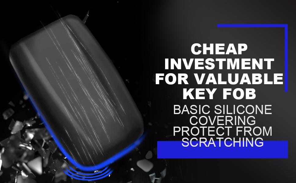 2pcs Compatible with Ford Key Fob Cover Case Key Chain for Ford Explorer F150 Fusion Bronco Transit F250 F350 F450 F550 F650 F750 Ranger Maverick Accessories Shell Carbon Fiber Black