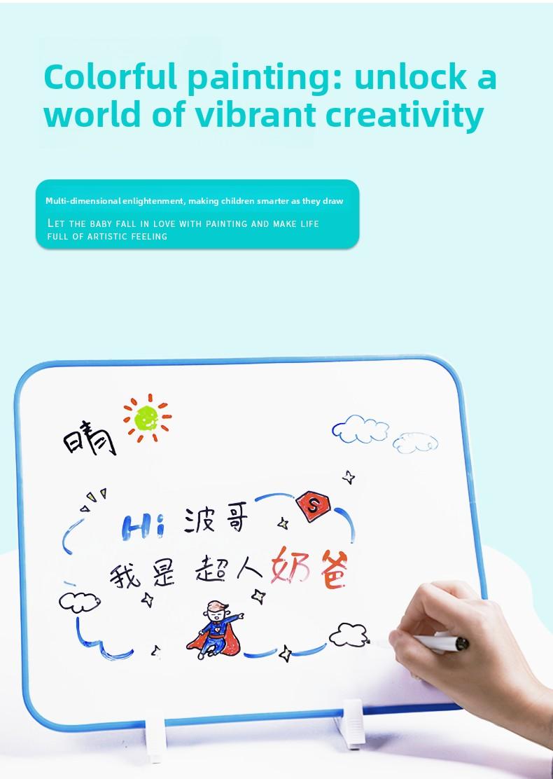 Small Whiteboard Small Blackboard Home Children Writing Board Teaching Erasable Drawing Board Desktop Whiteboard Magnetic Message Board