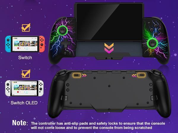 ESYWEN Switch Controllers for Nintendo Switch/Switch OLED, Hall Effect Switch Wireless Pro Controller One-Piece Joypad, Full-Size Handheld Mode Controller with Battery/Turbo/Programming ESYWEN Switch Controllers for Nintendo Switch/Switch OLED, Hall Effect Switch Wireless Pro Controller One-Piece Joypad, Full-Size Handheld Mode Controller with Battery/Turbo/Programming