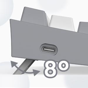 Redragon K617 Fizz 60% Wired RGB Gaming Keyboard, 61 Keys Hot-Swap Compact Mechanical Keyboard, Linear Red Switch, Pro Driver/Software Supported