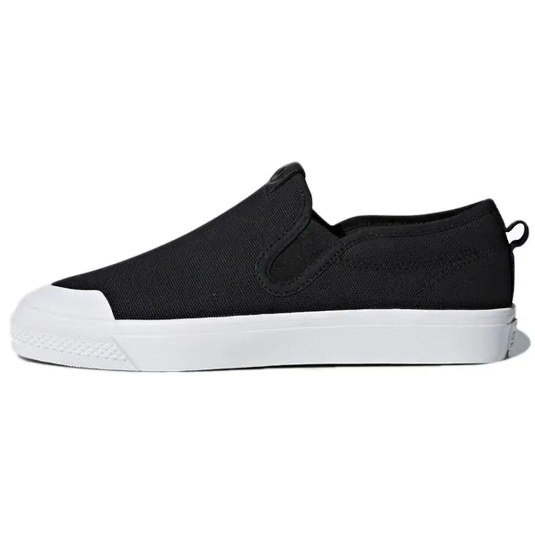 adidas Originals Nizza Slip-On Low Top Skate Shoes CQ3104, Slip On Casual Trainers