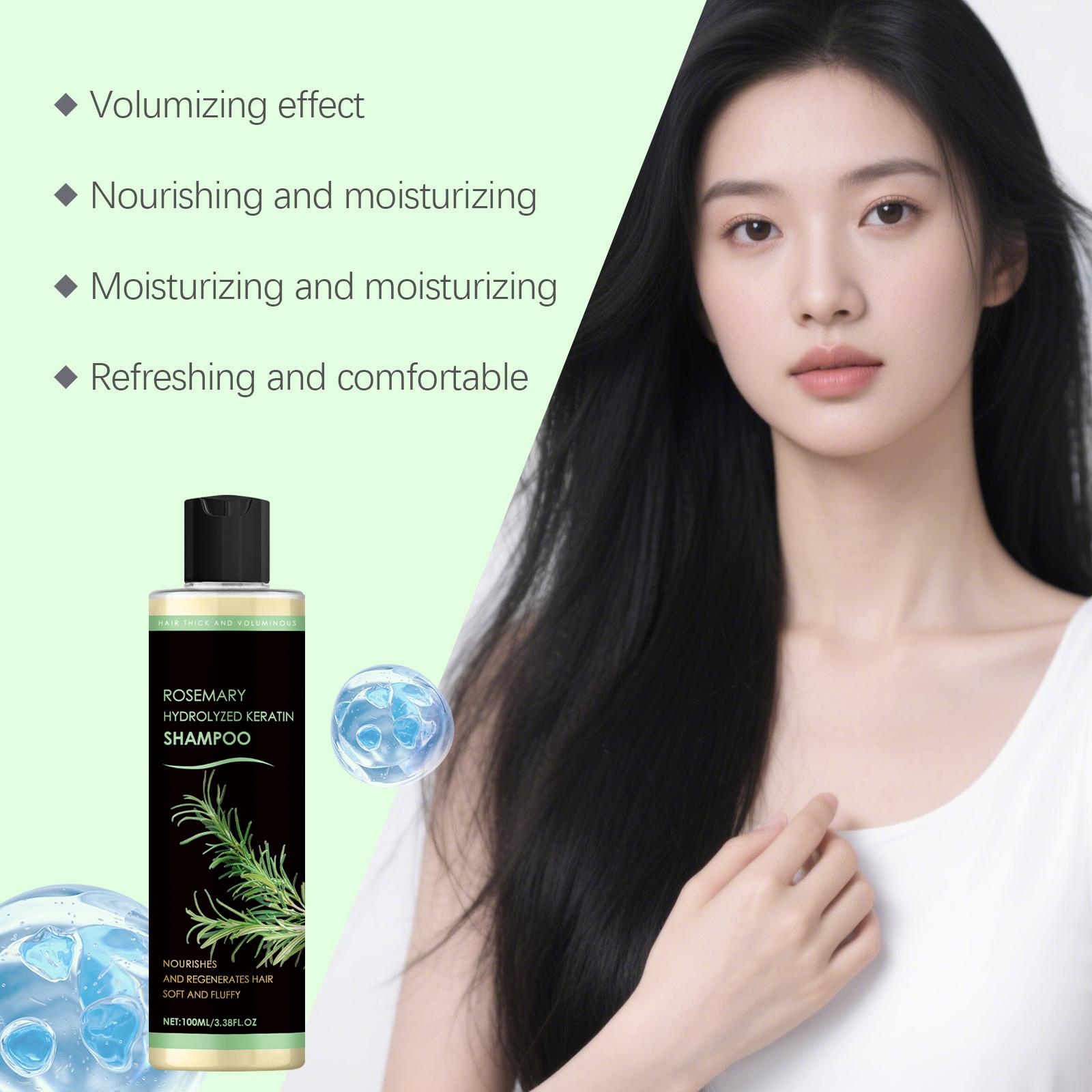 DOHER Rosemary Shampoo Is A Daily Cleansing Shampoo For The Scalp, Moisturizing Hair, Nourishing Natural Luster, Smoothness And Hydration