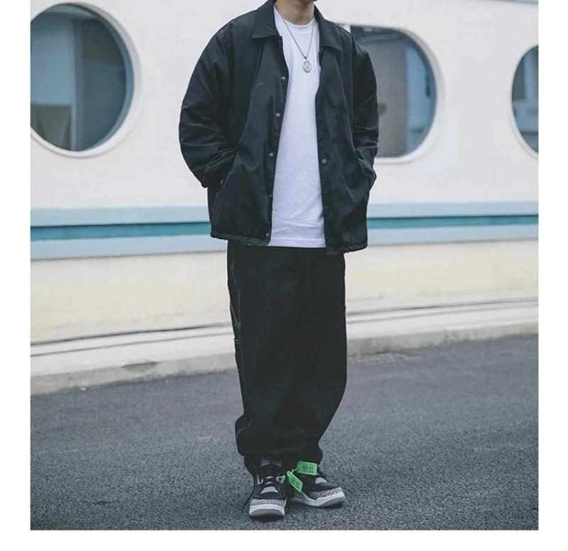 Kyn Apparel  hip hop streetwear plain black  jacket vintage waterproof camouflage camo lightweight oversized windbreaker