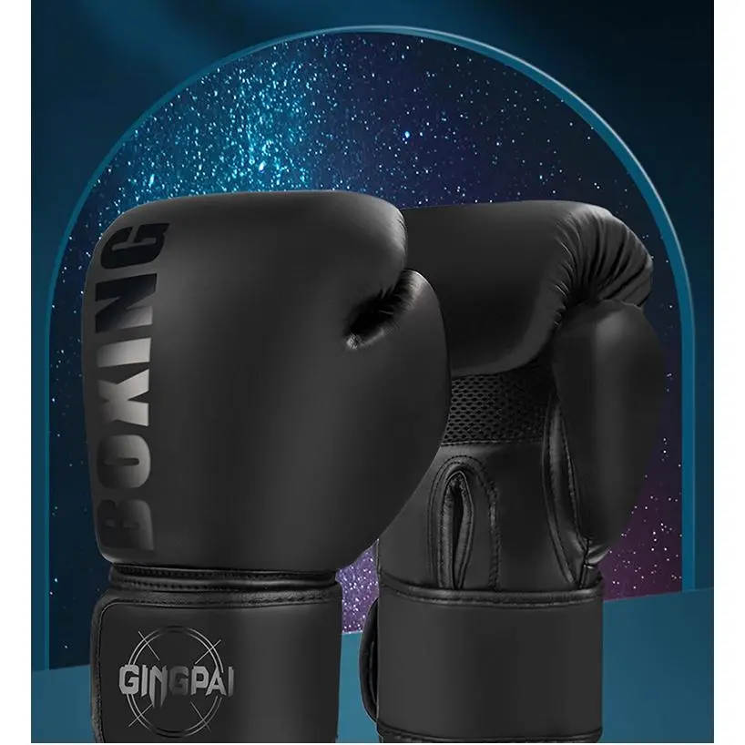 Boxing Gloves with Breathable Mesh - PU Leather, 6oz, Moisture-Wick, Multiple Weights for Kids & Adults, Ideal for Training & Sparring Heavy Bag Use