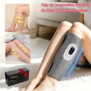Air Compression Leg Massager, 3 Modes Air Pressure Cordless Wearable Calf Leg Massage Wrap, 15-min Timer Daily Muscle Relaxation for Home Office Gym, Gifts for Men Women Seniors, 1 Count