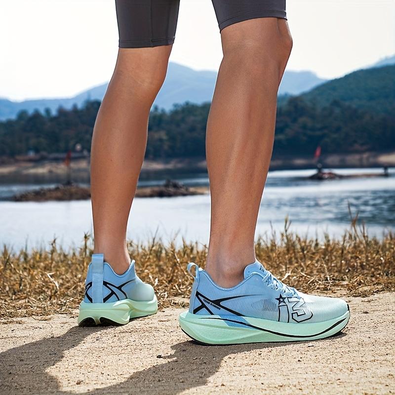 (New)Lightweight And Breathable Men's Racing Shoes for Road Running, Outdoor Marathons, And Sports Training; Low-top Lace-up Shoes for Fitness And, Available In Large Sizes for Couples
