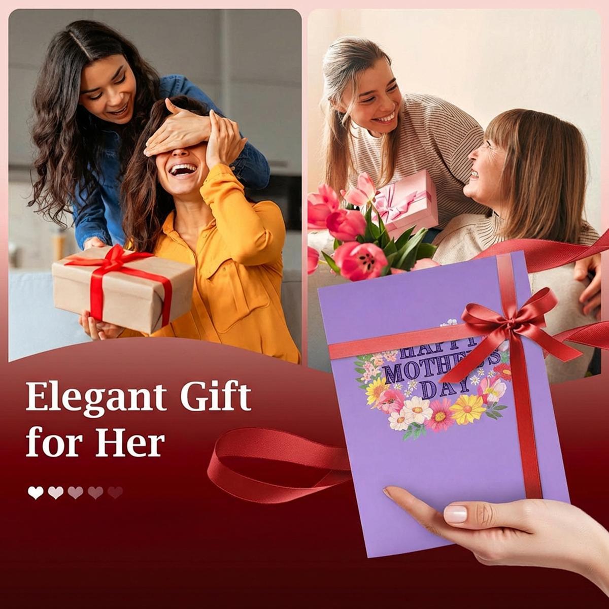 3D Pop Up Mother's Day Greeting Card - Thoughtful Gift for Mom Wife Girlfriend Sister Daughter Friend | Birthday Thank You Anniversary Mother's Day Get Well Card