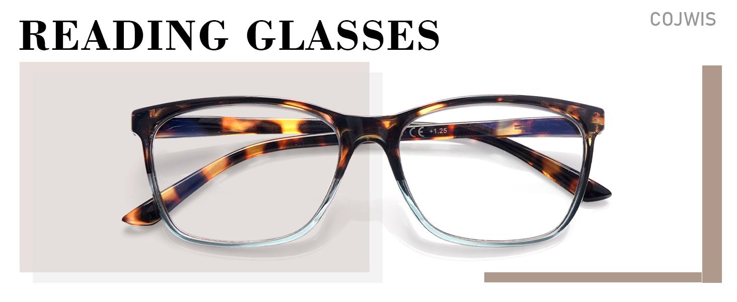 Progressive Multifocus Reading Glasses Blue Light Blocking,Spring Hinge Readers for Women Men (Mix Color, 3.50, multiplier_x)