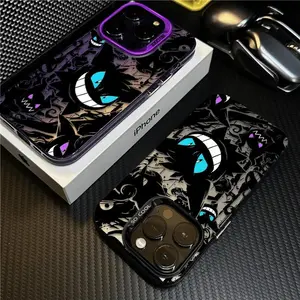 Cool Anime Y-Gengars Phone Case for iPhone 17 16 15 14 13 12 11 Pro Pro Max Plus Anti Fall Matte Cover