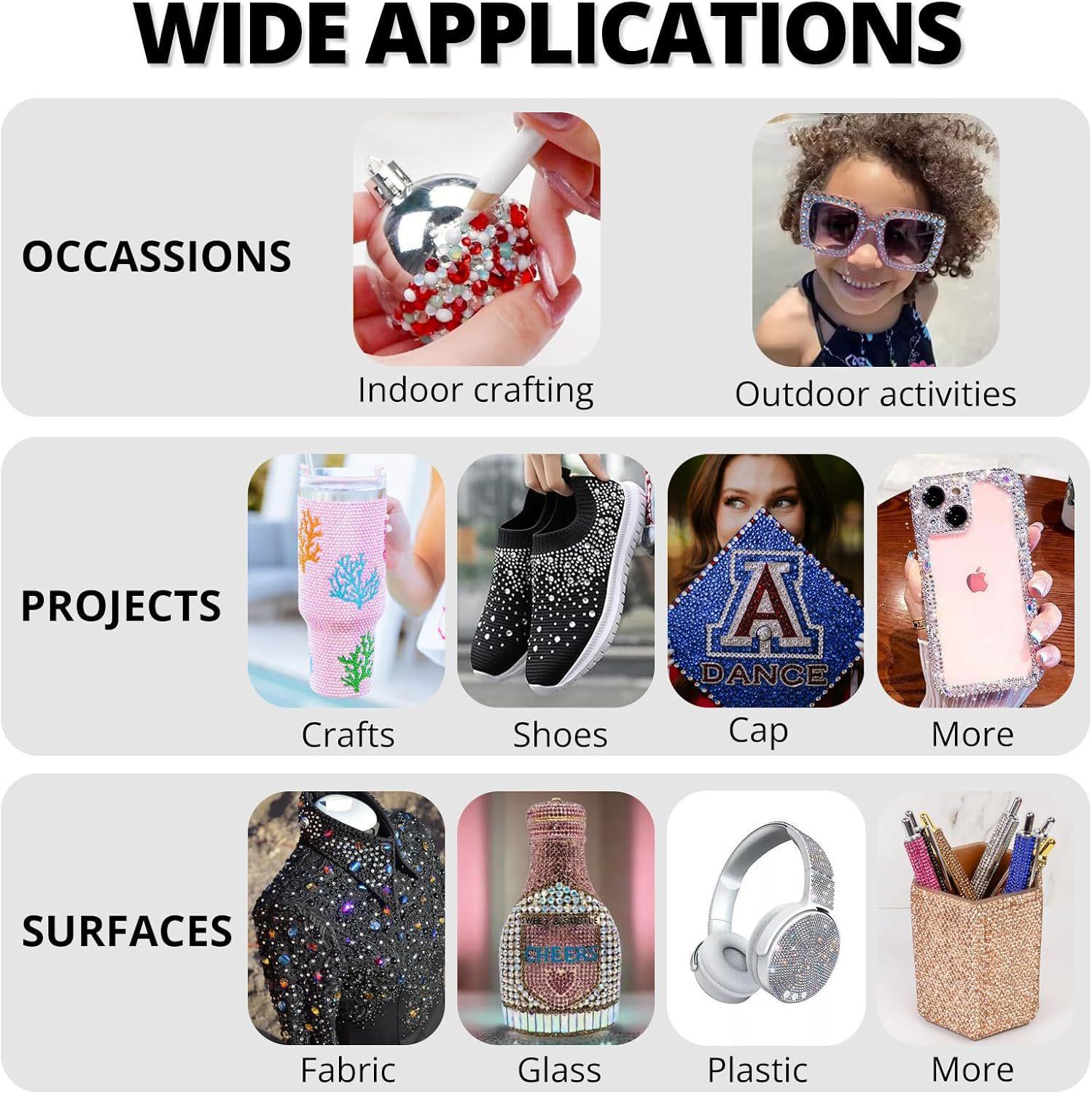 32000Pcs Jelly Rhinestones for Bedazzling Kit, 40-Color 3mm Flatback Resin Gems, DIY Nail Art Craft Supplies for Custom Phone Case Shoes Cup, Aesthetic Gifts for Women Teen Girls Color  Flat Drills Jelly Water Diamonds  Jewelry Apparel Nail Art Decoration