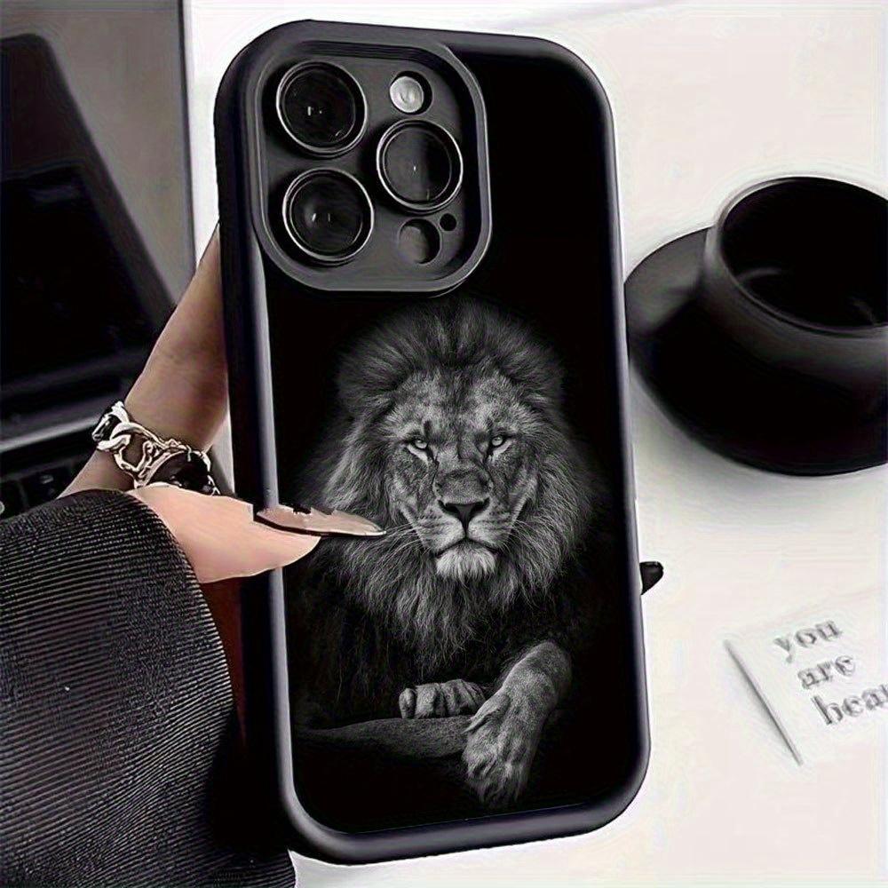Phone Case - Lying Lion High Bamboo Phone Case for iPhone 17 E Air Pro ProMax iPhone16 15 14 Plus 13 12 Mini 11 X XS XR