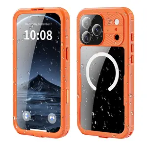 Shellbox IP68 Magnetic Waterproof Phone Case for Swimming & Diving - Compatible with iPhone 17 17AIR 17Pro 17Promax