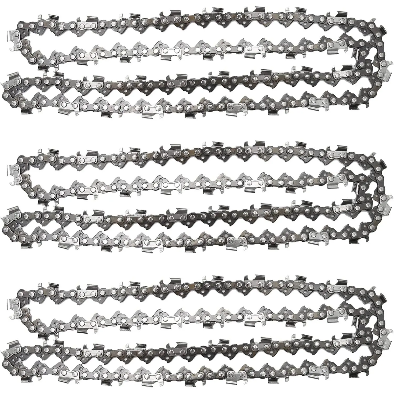 20 inch Chainsaw Chain 325" Pitch .058" Gauge 76 Drive Links Replacement for Blue Max 53543 8901 8902 Replacement for Husqvarna Stihl Poulan Craftsman Chainsaws 3 Pack