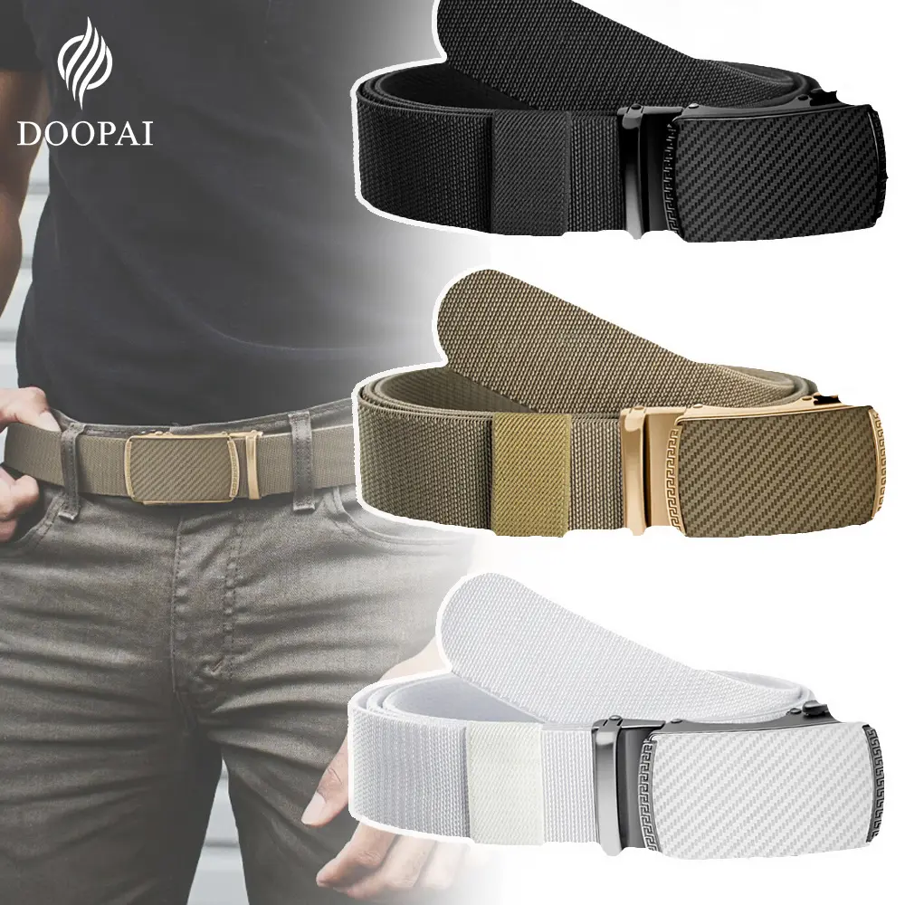 [DOOPAI Elastic Casual Belt] 1PC Unisex Braided Elastic Golf Belt - Breathable Design, Adjustable Metal Buckle for Men & Women, Casual & Sporty Style for Golf, Beach, Parties, Weddings, Daily Wear, Versatile Fashion Accessory, Saint Valentine's Day