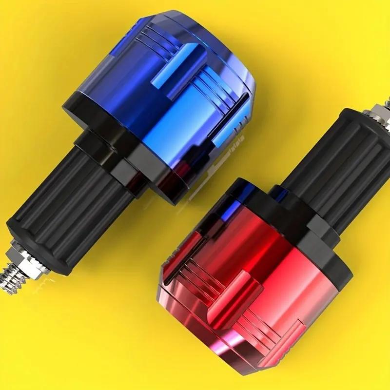 Motorcycle Handlebar End Plugs, Aluminum Alloy Material for Easy Installation, Durable Shock-Resistant Design, Universal Fit for Dirt Bikes and Motorcycles, Perfect Gift for Motorcycle Enthusiasts