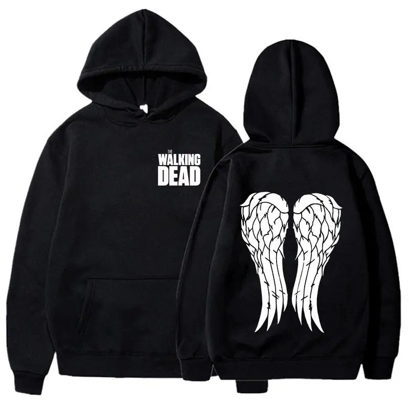 New Funny The Walking Dead Print Hoodie Women Men Casual Pullover Personalized Sweatshirt Plus Size