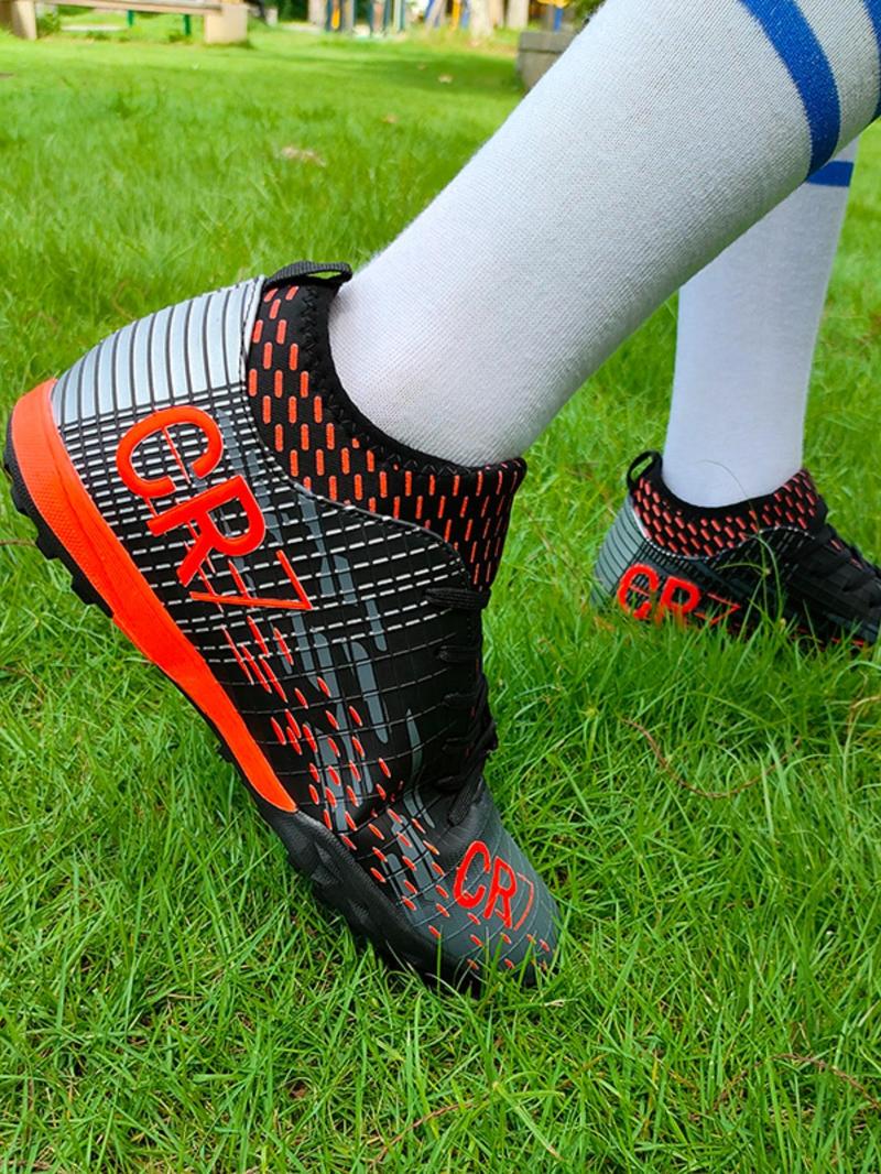 Unisex's Low Top Lace Up Football Shoes, Breathable Comfortable Anti-Slip & Wear-Resistant Football Cleats, Football Training Shoes, Soccer Shoes, Professional Football Boots for Men & Women for All Seasons