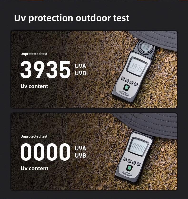 Solar fan hat high battery life silent men's summer outdoor mountaineering fishing hat large brim waterproof sunscreen hat Playing Card Fedora