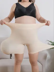 1 Count Women's Soft Breathable Fabric Abdomen Smoothing & Butt Lifting Shaper Shorts, Fajas, Comfortable Tight Fitting Shapewear Panty for Ladies, High Elasticity Seamless Shaping Bottoms, Perfect for Yoga & Sports