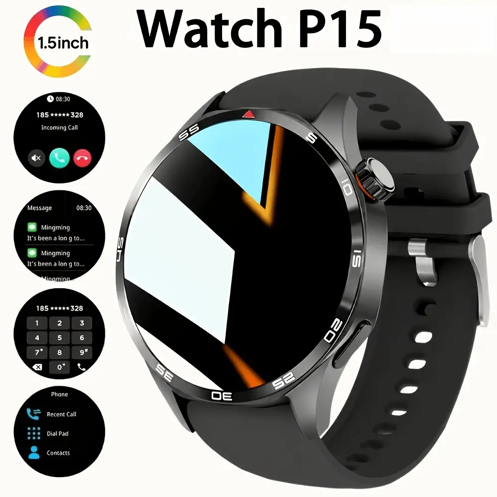 2026 HD Touch Smartwatch, Unisex, Wireless Call/sms, Multiple Sports Modes, Remote Camera Control, Fitness Tracker, USB Charging, Modern Style, Touch Screen Smartwatch