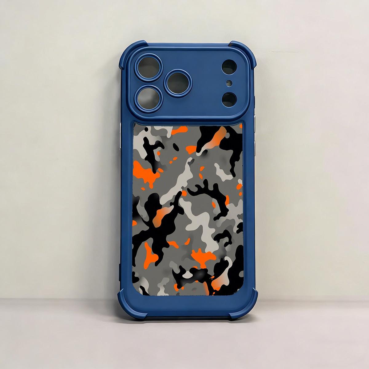 2026 Trending Camo Pattern iPhone 17 Pro Max Case with Four Airbag Corners Shockproof Rubber Cover for iPhone 17 Air Promax 17Pro 13-16 Gifts for Girls Men Boy Hunter Outdoor Smooth Anti-Fingerprint
