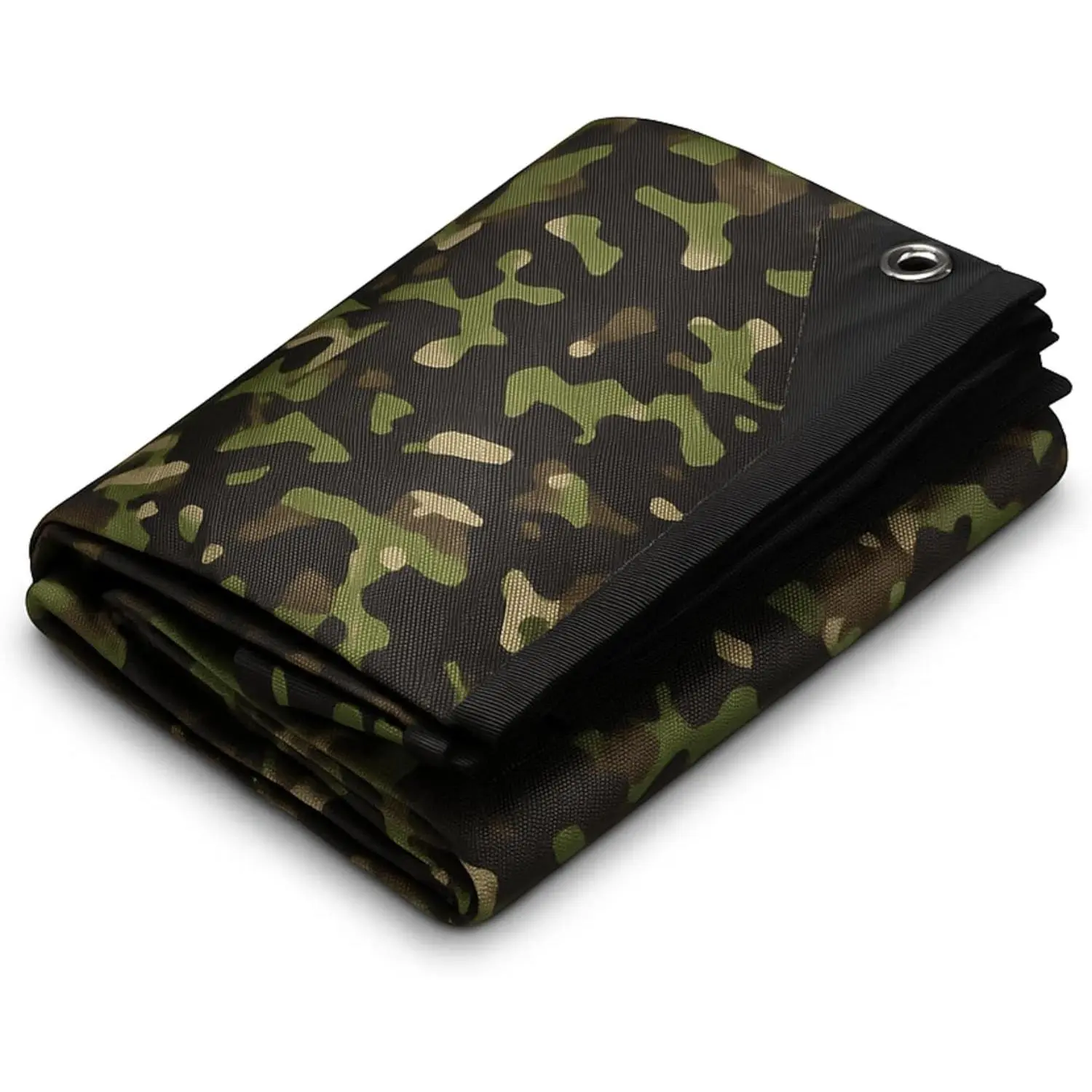 XL Insulated Reflective Thermal Survival Camping Tarp - 8.5' x 12' (Woodland Camo) for Outdoor Camping Hiking Survival Activities
