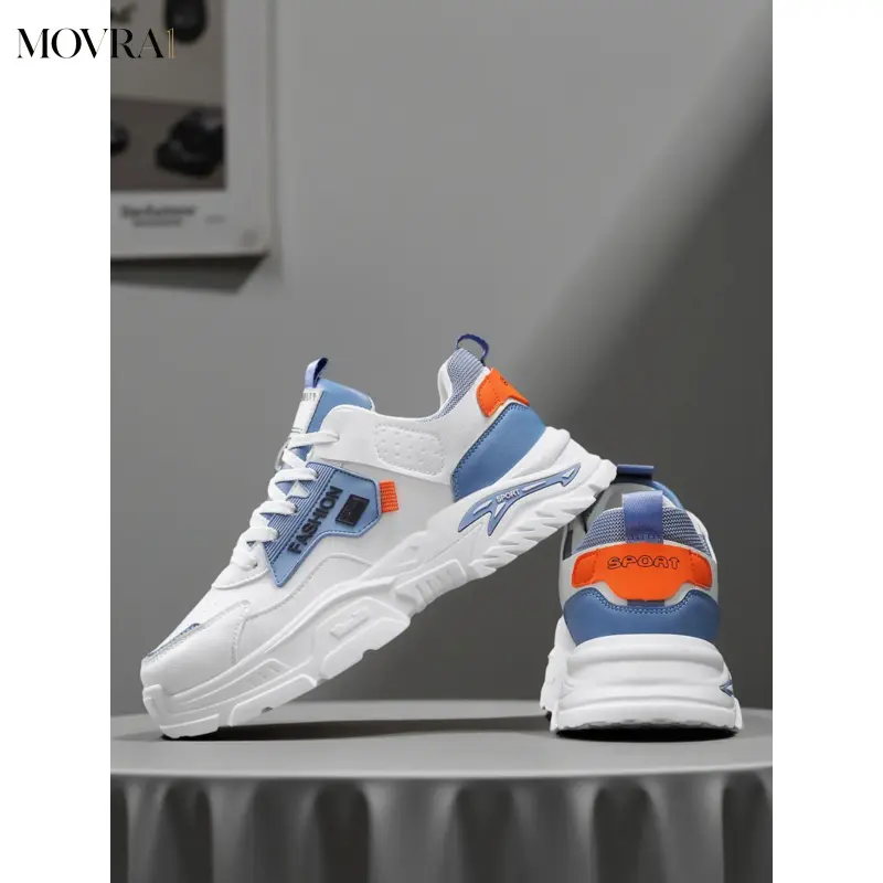 MOVRA1 Men's New Arrival Design Sport Casual Board Shoes, Trainer, Athletic Casual Sneakers, Trendy Versatile Flat Sneakers, Shoes, Fashionable Men's Footwear