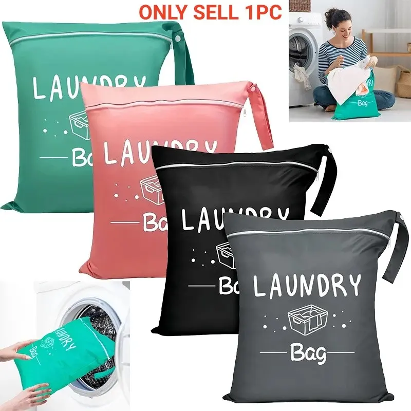 Solid color perfect travel bag, beach storage bag, Multi functional bag, suitable for changing clothes, swimsuits, sportswear, short trips, yoga and fitness