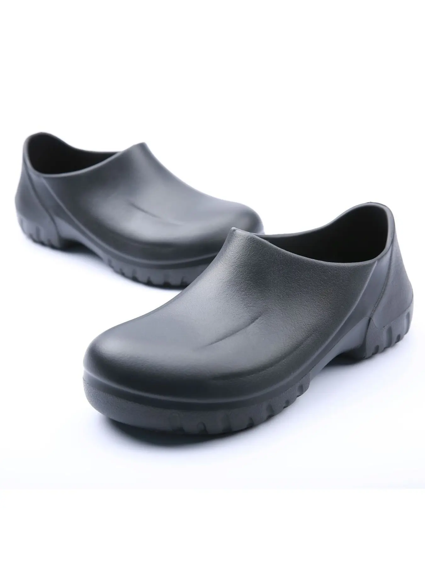Non-Slip Work Sandals, Lightweight Waterproof Kitchen Shoes, Breathable Safety Footwear for Chefs, Nurses, Outdoor Use