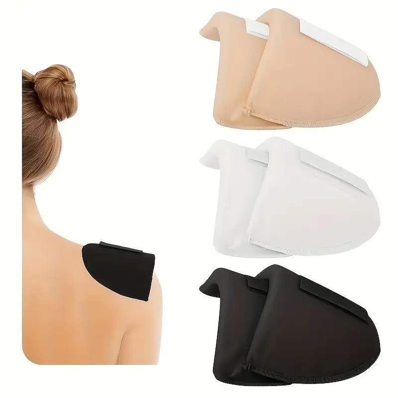 3 Pairs Invisible Shoulder Pads, Soft Breathable Thick Sponge Inserts, Sewing, Tailoring, DIY, Vintage Style, Vintage Aesthetic, Unisex, 3 Colors Available, Support
