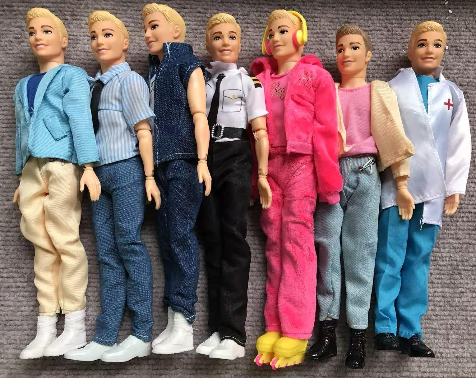 1/6 Male Doll With Clothing Set Homesome Soldier Men Doll  Handmade Clothes Outfit For 29CM Ken Prince Doll