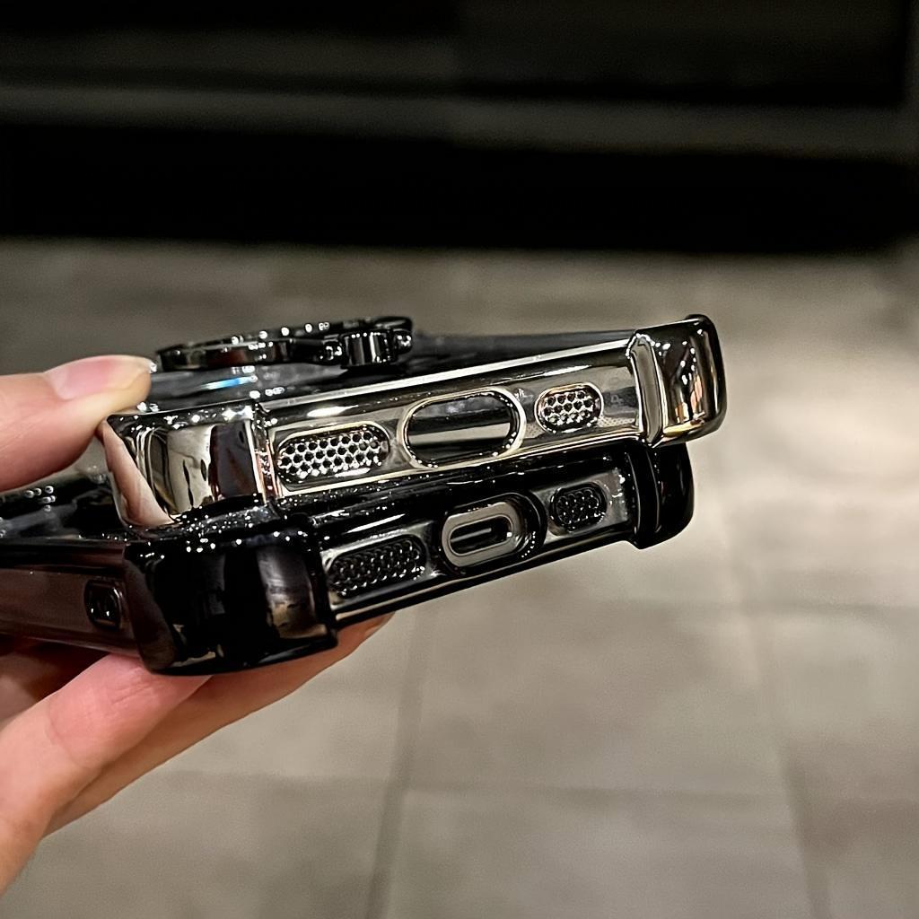 4 Corner Airbag Electroplated 2-in-1 Hard Phone Case for iPhone 17 Pro Max/16 Pro Max/15/14/13/12/11, Shockproof Safety Cushion Protective Cover 4 Corner Airbag Electroplated 2-in-1 Hard Phone Case for iPhone 17 Pro Max/16 Pro Max/15/14/13/12/11, Shockproof Safety Cushion Protective Cover