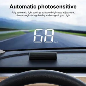 Car Speedometer HUD GPS Head Up Display Digital Speed Meter Windshield Projector For Vehicles Auto Electronics Accessories