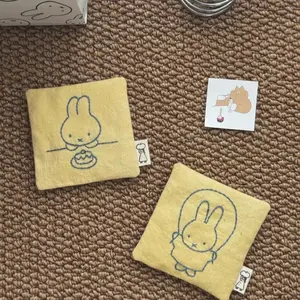 Cute Miffy Water Cup Coaster Rabbit Cute Ins Style Milk Coffee Coaster Decoration Kawaii Gift Toy