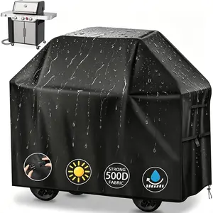 Grill Cover for Outdoor Grill, 58'' Grill Cover, Heavy Duty  Resistant Grill Covers,  Windproof with Buckle, 3-4 Burner BBQ Cover,for    Charbroil and