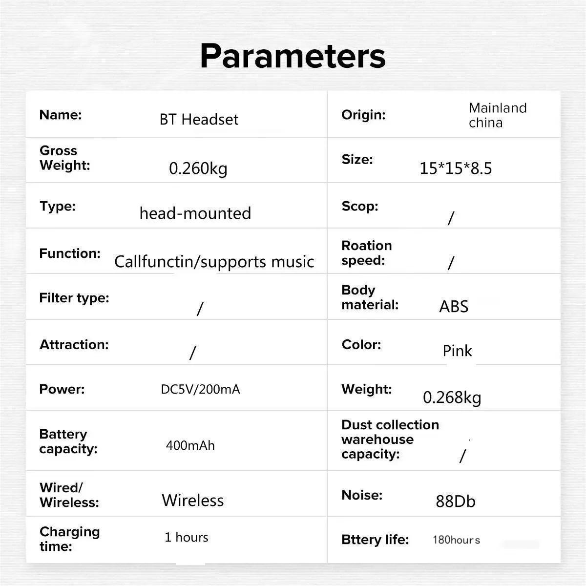 Wireless Headphones, Over-ear Design Headphone with Light Effect, Foldable Headphones Suitable for Gaming, Office, Queue, Audio