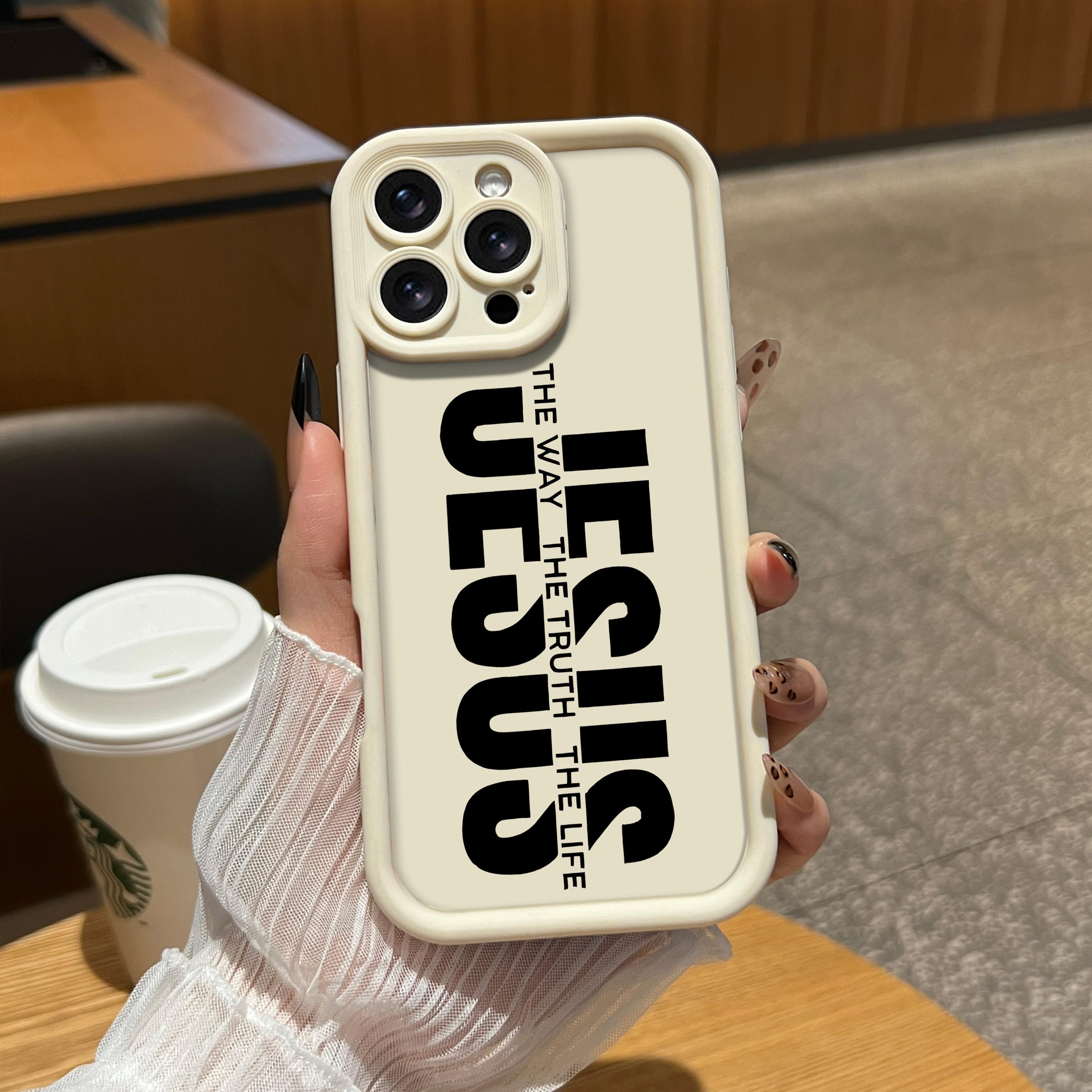 DarlingCase Jesus Truth Road Fashion Pattern TPU Phone Case for iPhone 17 16 15 14 Plus 13 12 11 Pro Max Comfortable Military Grade Anti Fall and Anti Scratch All Inclusive Phone Case