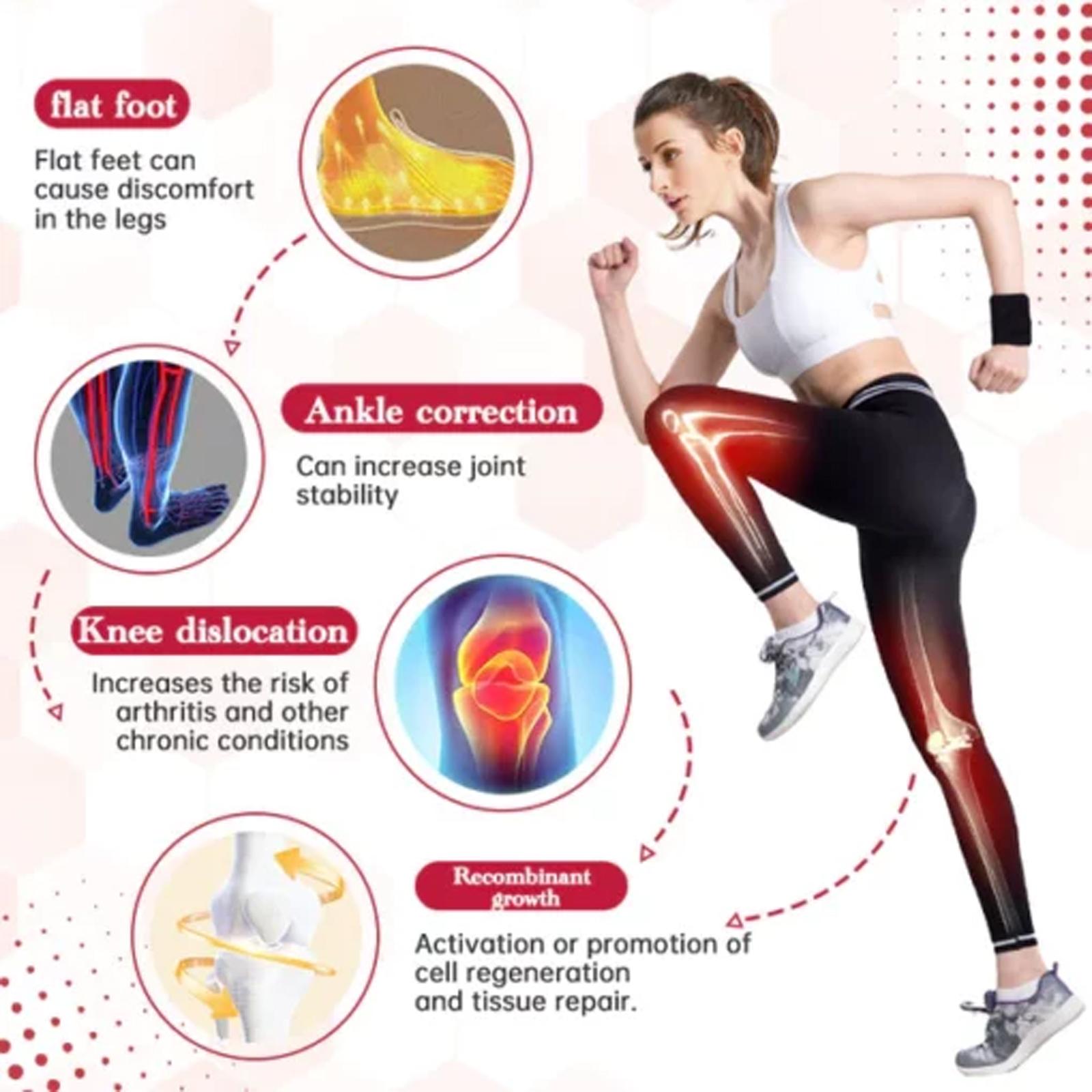 Houkea Foot Correction Insoles Arch Support Insoles Non-slip Wear-resistant Foot Posture Correction Insoles