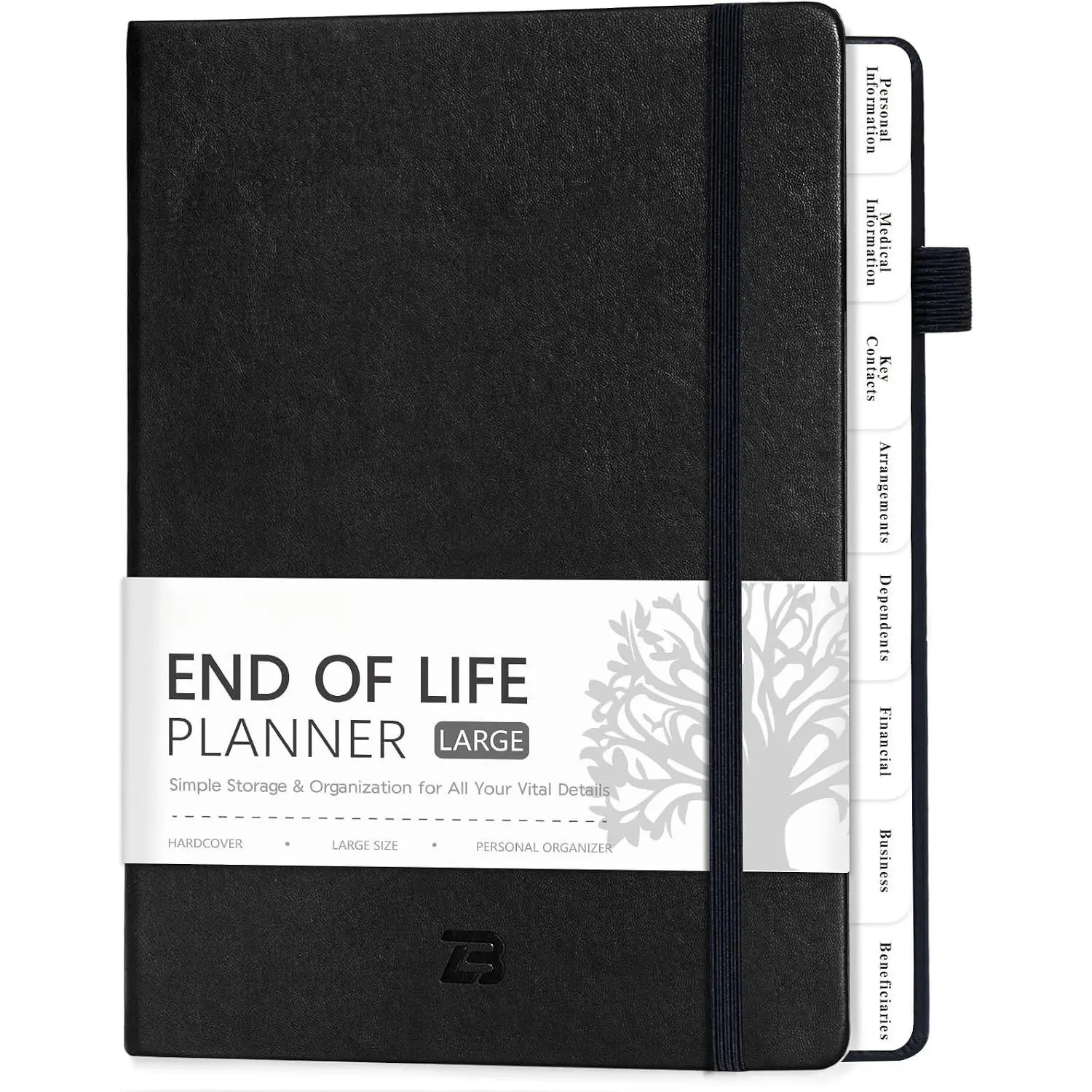 End of Life Planner B5 with Tabs - "I'm  " Affairs Organizer & Estate Planning Workbook for Seniors: Sorry It's Your Problem  Death Planner for Final Arrangements & Funeral Wishes, Black