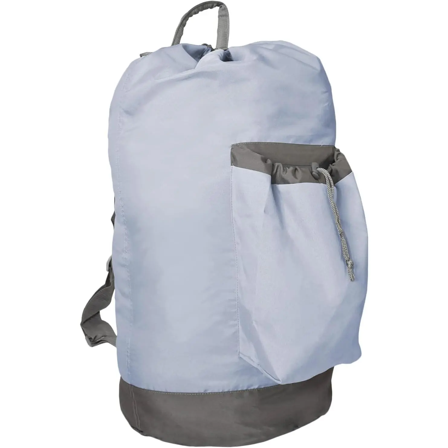 Laundry Backpack Bag with Shoulder Straps Extra Large| Heavy Duty Laundry Bag for College students, Travel Dirty Clothes Hamper Bag, College Dorm Room Essentials (Grey)
