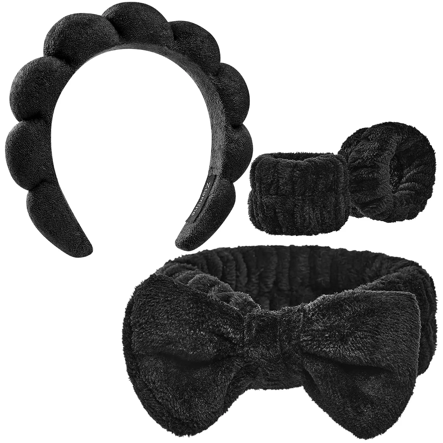 Headbands for Women -  Headband and Wristband Set - Headband for Washing ,Facial Mask,Makeup and  Care,Gifts for Women and Teen Girl Gifts Trendy Stuff